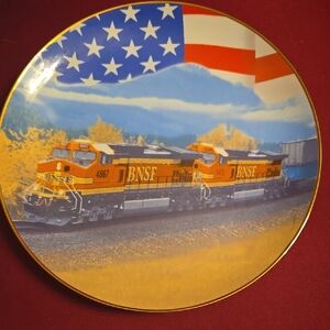 NSF Collectible Train Plate - Multicolor